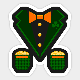 Leprechaun Costume Sticker